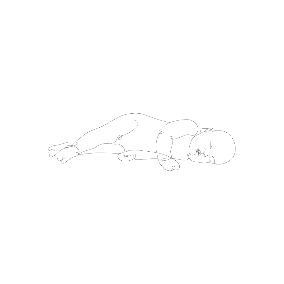 The Laying Baby_Sqaure
